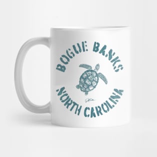 Bogue Banks, North Carolina, Sea Turtle Mug